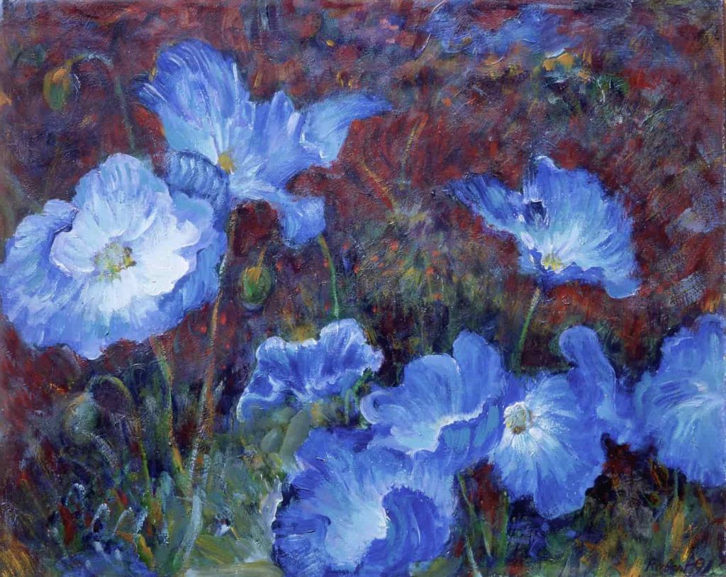 Blue Poppies