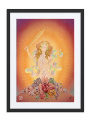 The Queen of the Swords Framed Giclée Print The Queen of the Swords Framed Giclée Print