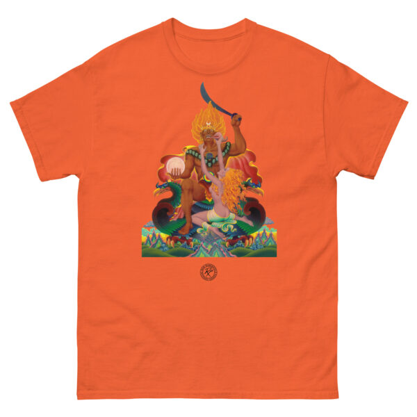 unisex-classic-tee-orange-front-67fbb76808c29.jpg The Eternal Champion T-shirt
