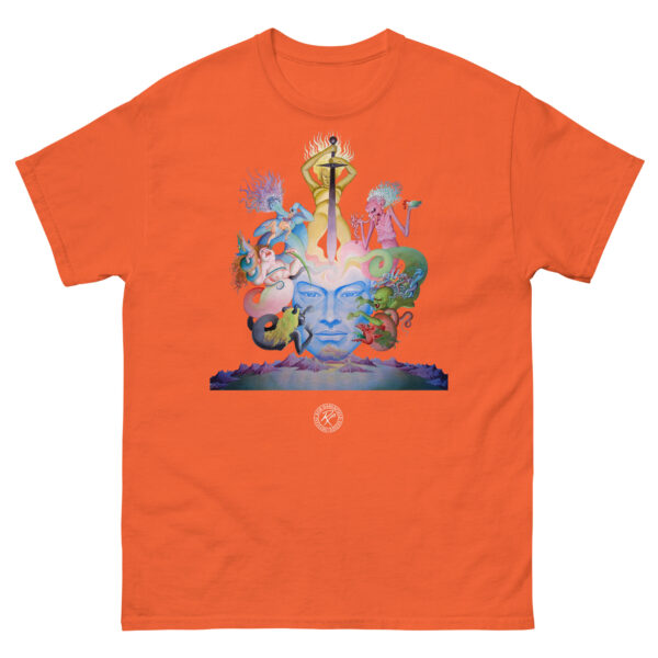 unisex-classic-tee-orange-front-68178f3788c6c.jpg Phoenix in Obsidian T-shirt