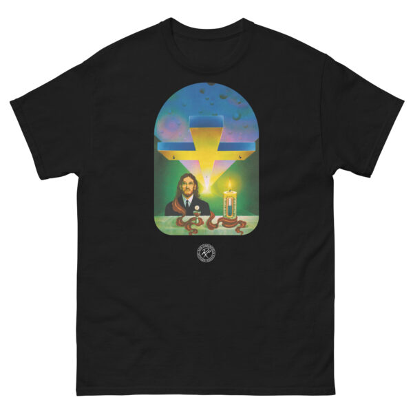 unisex-classic-tee-black-front-68cc530e4ad7e.jpg Behold The Man T-shirt