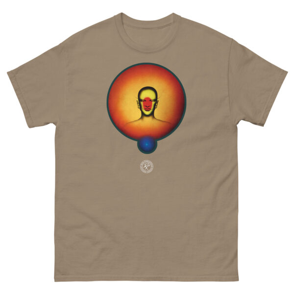 unisex-classic-tee-brown-savana-front-68d0fe17e4654.jpg Star King T-shirt