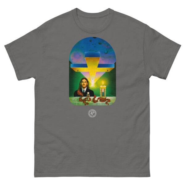 unisex-classic-tee-charcoal-front-68cc530e56f37.jpg Behold The Man T-shirt