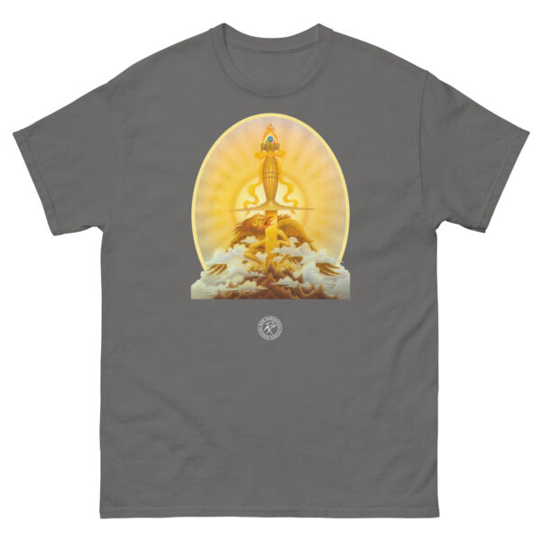 unisex-classic-tee-charcoal-front-68cd05404875a.jpg The Sword Of The Dawn 2 T-shirt
