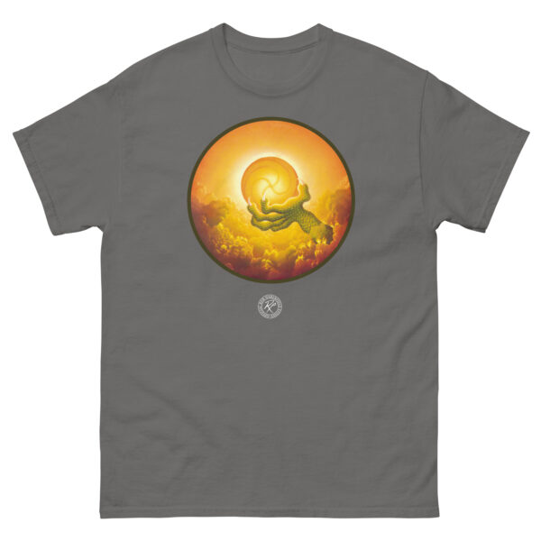 unisex-classic-tee-charcoal-front-68d03f490ad7b.jpg The Dragon Masters T-shirt