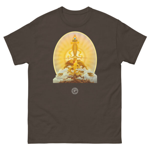 unisex-classic-tee-dark-chocolate-front-68cd05403f377.jpg The Sword Of The Dawn 2 T-shirt