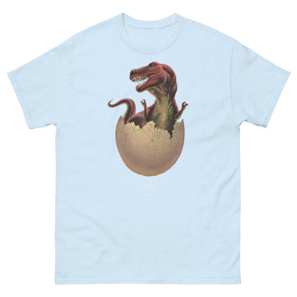 unisex-classic-tee-light-blue-front-68b59b5c9c8c3.jpg Cryptozoic Dino Egg T-shirt