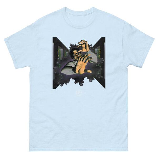 unisex-classic-tee-light-blue-front-68b5f2cabd364.jpg The Black Corridor T-shirt