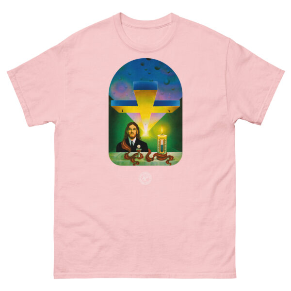 unisex-classic-tee-light-pink-front-68cc530e7baa2.jpg Behold The Man T-shirt
