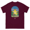 unisex-classic-tee-maroon-front-68cc530e4a383.jpg Behold The Man T-shirt