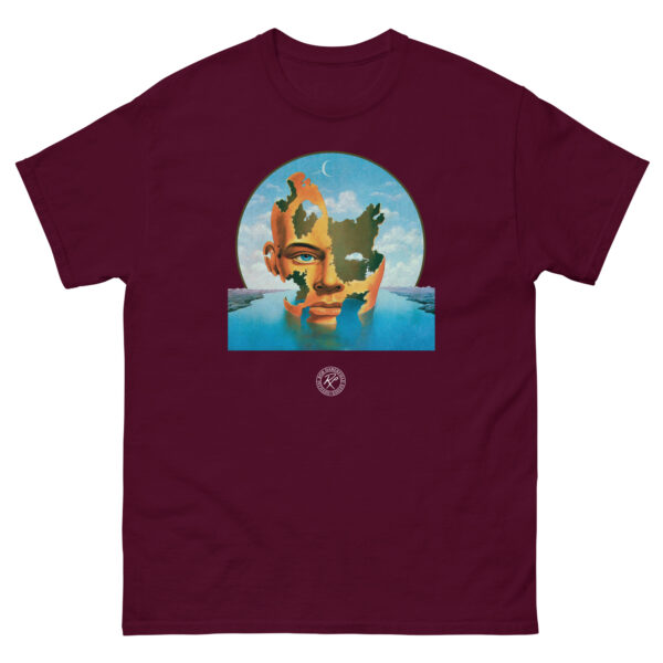 unisex-classic-tee-maroon-front-68d15eb960bc4.jpg The Mind Parasites 3 retro T-shirt