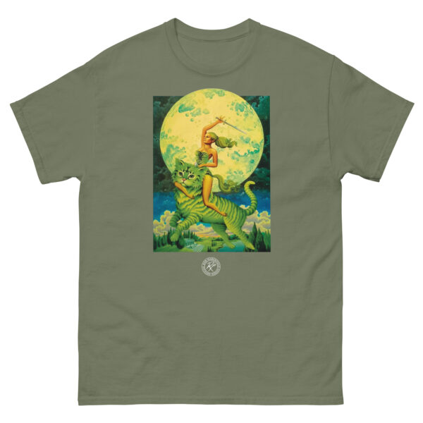 unisex-classic-tee-military-green-front-68dc40c83889b.jpg The Green millennium