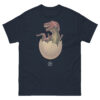 unisex-classic-tee-navy-front-68b59b5c641a9.jpg Cryptozoic Dino Egg T-shirt