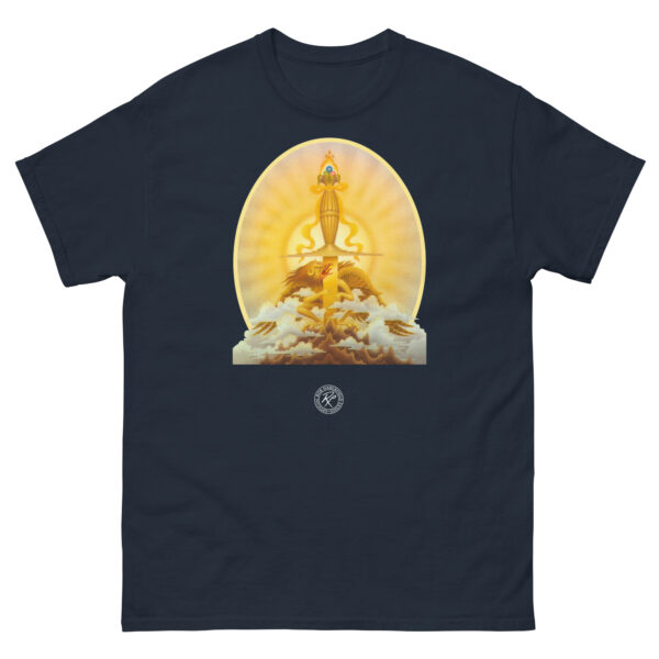 unisex-classic-tee-navy-front-68cd05403b50a.jpg The Sword Of The Dawn 2 T-shirt