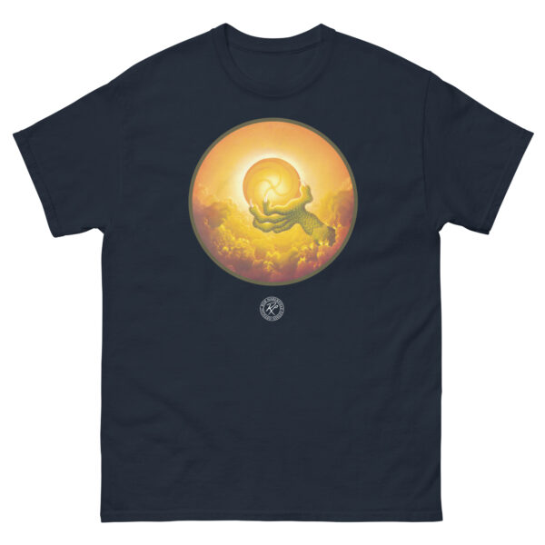 unisex-classic-tee-navy-front-68d03f48f1af0.jpg The Dragon Masters T-shirt
