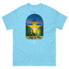 unisex-classic-tee-sky-front-68cc530e73f87.jpg Behold The Man T-shirt