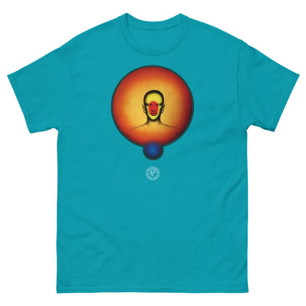 unisex-classic-tee-tropical-blue-front-68d0fe17df120.jpg Star King T-shirt