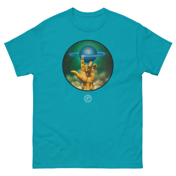 unisex-classic-tee-tropical-blue-front-68d158ec663fc.jpg The Languages of Pao T-shirt