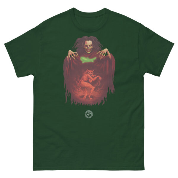 unisex-classic-tee-forest-green-front-68fd1d1640065.jpg Out of Space and Time 2 T-shirt
