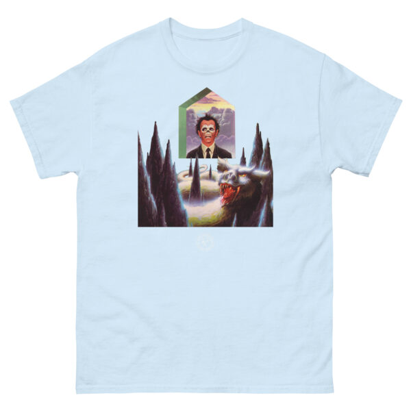 unisex-classic-tee-light-blue-front-68fd1ec09451e.jpg The Lurking Fear T-shirt