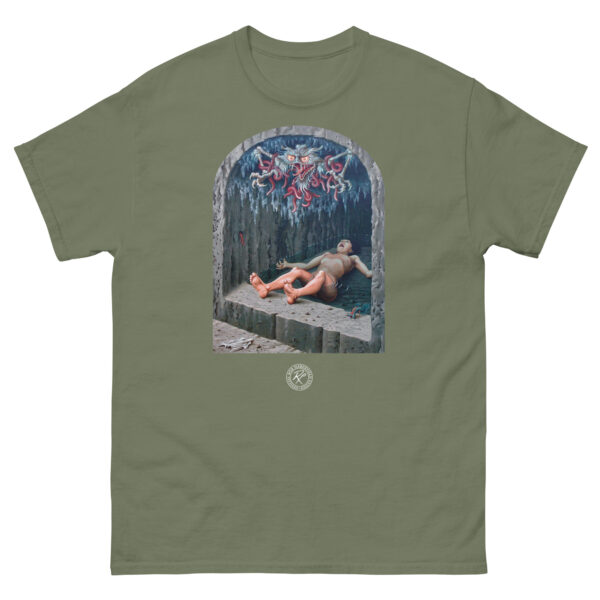 unisex-classic-tee-military-green-front-68fd1dd968d43.jpg Cold Fear T-shirt