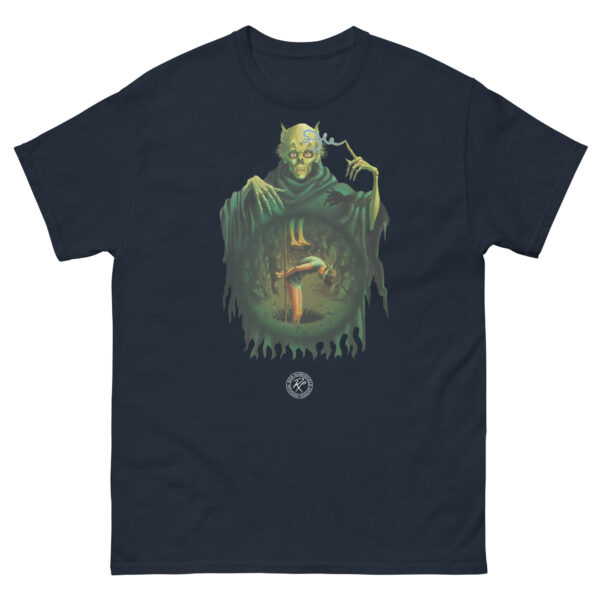 unisex-classic-tee-navy-front-68fd1b9331864.jpg Out of Space and Time T-shirt