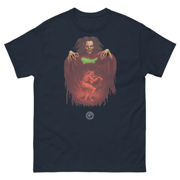 unisex-classic-tee-navy-front-68fd1d163d300.jpg Out of Space and Time 2 T-shirt