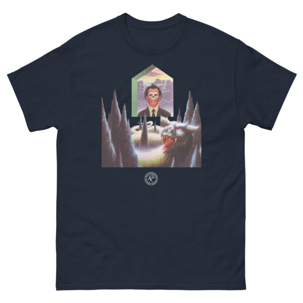 unisex-classic-tee-navy-front-68fd1ec06696c.jpg The Lurking Fear T-shirt