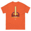 unisex-classic-tee-orange-front-68f5fb3c8e756.jpg Blast Off T-shirt