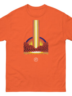 unisex-classic-tee-orange-front-68f5fb3c8e756.jpg Blast Off T-shirt