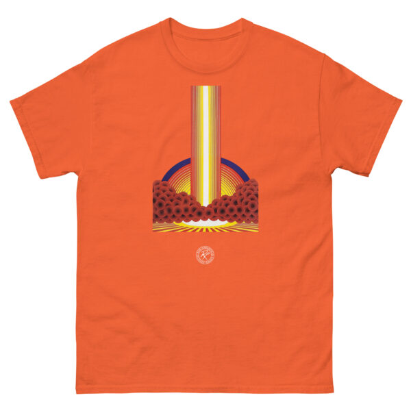unisex-classic-tee-orange-front-68f5fb3c8e756.jpg Blast Off T-shirt