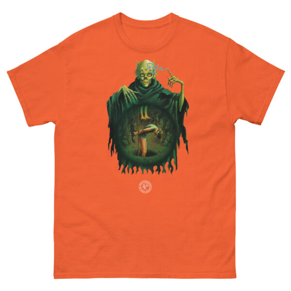 unisex-classic-tee-orange-front-68fd1b934f0cc.jpg Out of Space and Time T-shirt