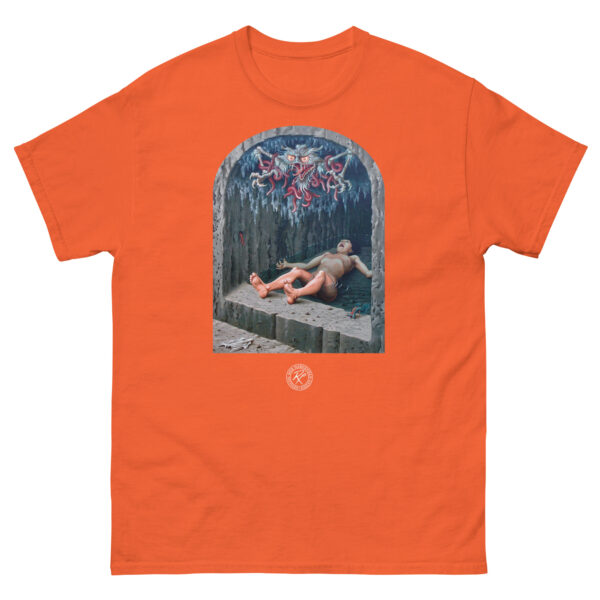 unisex-classic-tee-orange-front-68fd1dd96e5c4.jpg Cold Fear T-shirt
