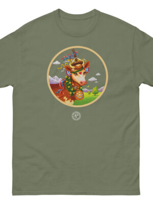 unisex-classic-tee-military-green-front-6914e46b22961.jpg Ludmila T-shirt